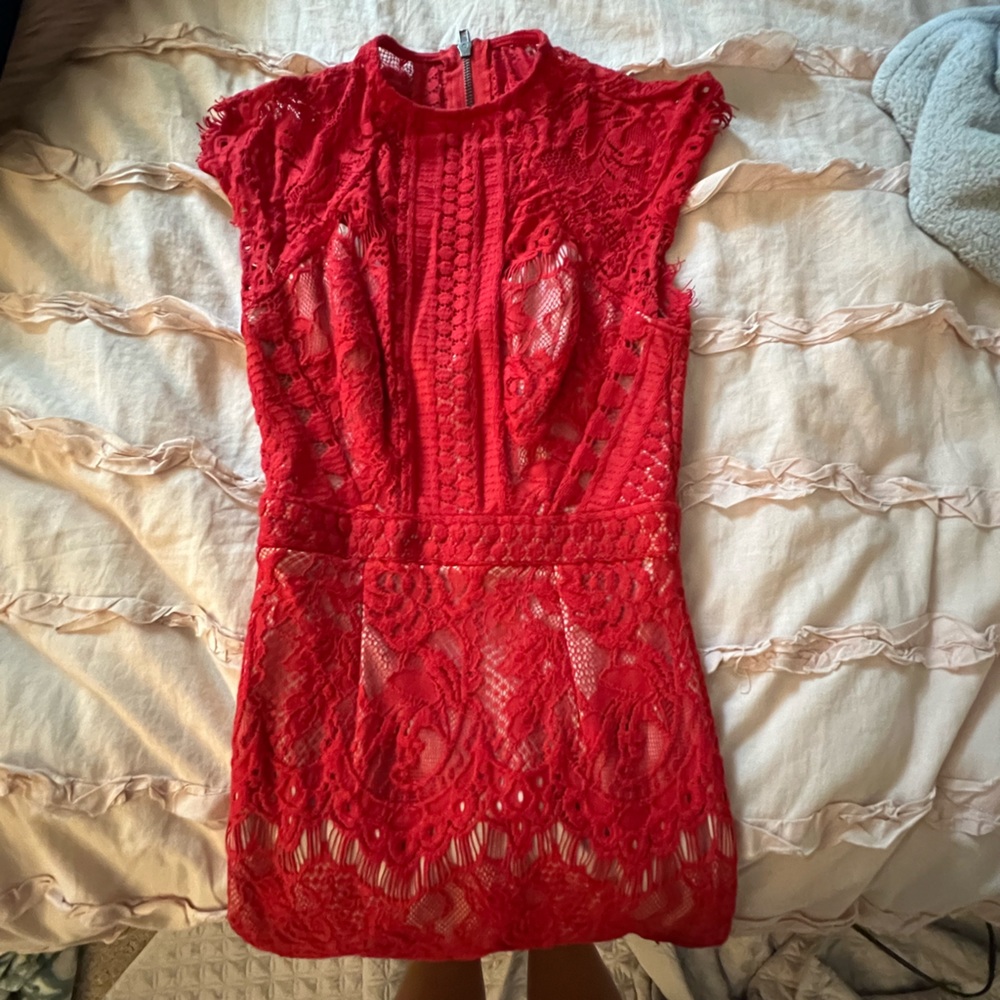 xenia boutique red dress